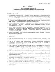 Regulament de Organizare si Functionare a CIAP - Ministerul ...