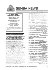 February, March 2013 - SEMBA