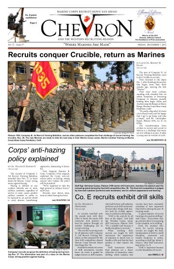 And the western recruiting region - Marine Corps Recruit Depot, San ...