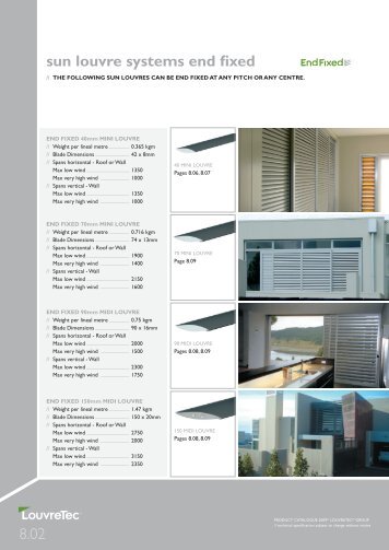 8.02 sun louvre systems end fixed - Eboss