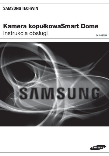 Kamera kopułkowaSmart Dome - Samsung CCTV