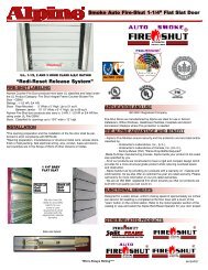 Catalog Cut Sheet - Alpine Overhead Doors