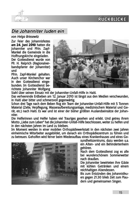 Gemeindebrief Nr. 23 - Rheindorf