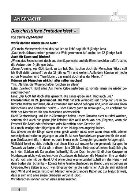 Gemeindebrief Nr. 23 - Rheindorf