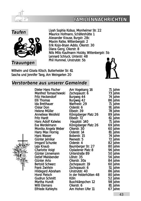 Gemeindebrief Nr. 23 - Rheindorf
