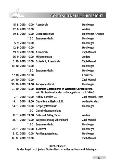 Gemeindebrief Nr. 23 - Rheindorf