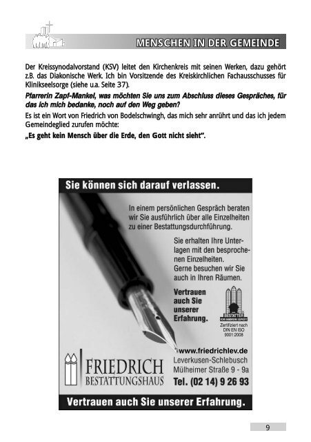 Gemeindebrief Nr. 23 - Rheindorf