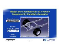 Weight and Cost Reduction of a Vehicle Component by Durability ...