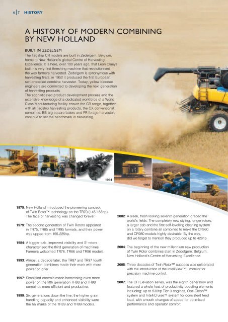 NEW HOLLAND CR