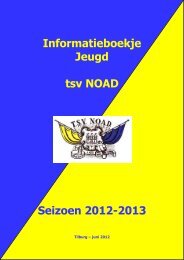 Informatieboekje jeugdafdeling tsv NOAD