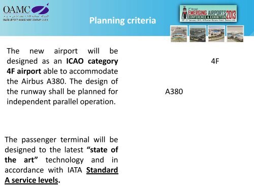 Oman New Airports - Emerging Markets Airports Awards