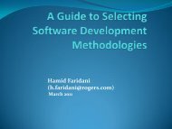 A Guide to Selecting Software Development Methodologies - gt islig