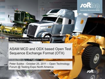 based open test sequence exchange format (OTX) - ASAM