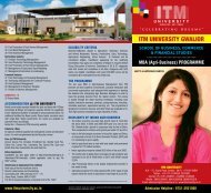 Download Brochure - ITM University