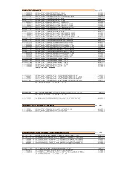 DISTRIBUTOR PRICELIST 2010(1)-robby-moto - Red Fox Import