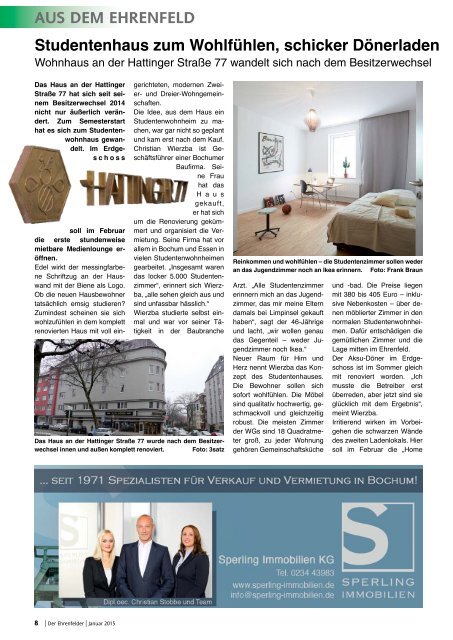 Der Ehrenfelder 61 - Januar 2015