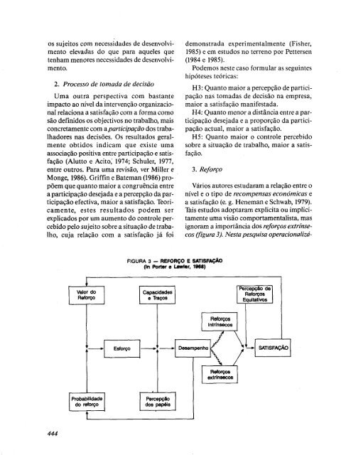 Os Determinantes da SatisfaÃƒÂ§ÃƒÂ£o Organizacional Confronto de ...