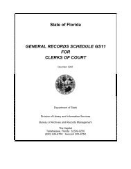 general records schedule gs11 for clerks of court - Office of District ...