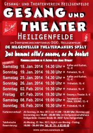 und Theaterverein Heiligenfelde