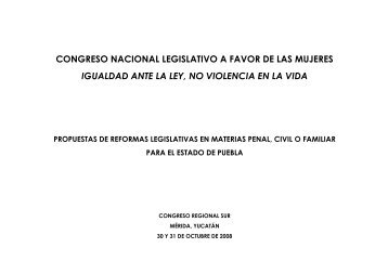 propuestas de reformas legislativas en materias penal, civil o ... - Inegi