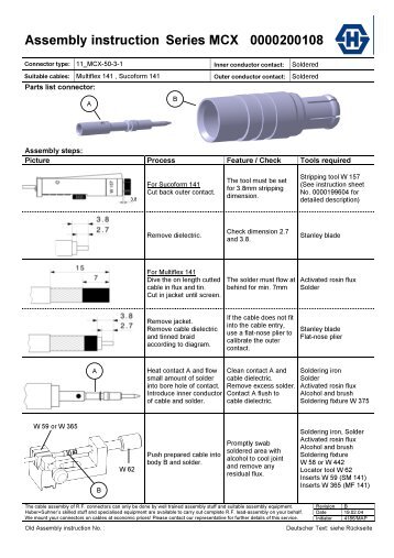 Assembly instruction Series MCX 0000200108 - Nkt-rf.ru