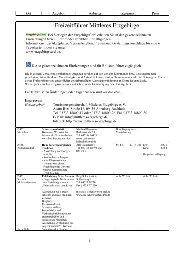 Freizeitführer Mittleres Erzgebirge - Strobel-Mühle Pockautal