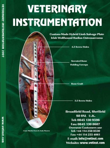 general orthopaedics - Veterinary Instrumentation