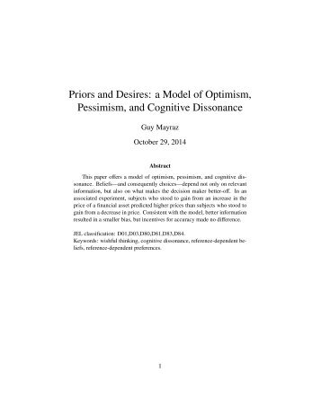 Guy-Mayraz-Priors-and-Desires-A-Model-of-Optimism-Pessimism-and-Cognitive-Dissonance