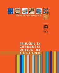 PriruÄnik za graÄanski dijalog na Balkanu