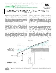 CONTINUOUS MID-ROOF VENTILATION SYSTEM - BAE Home