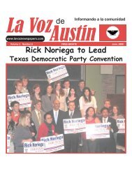 La Voz de Austin June, 2008.pmd - La Voz Newspapers