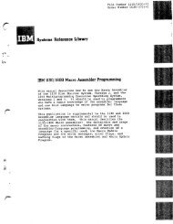 IBM 1130/1800 Macro Assembler Programming - All about the IBM ...