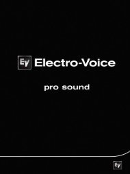 Electro Voice Catalog (pdf) - Av.loyola.com