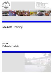 Coolness-Training an der Eichendorffschule