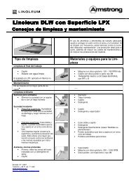 Mantenimiento - Armstrong