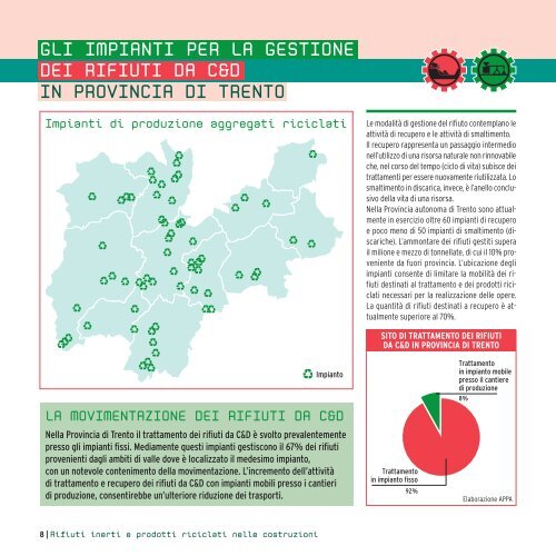 L'opuscolo di approfondimento (ottobre 2011) - Agenzia provinciale ...