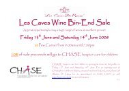 Les Caves Wine Bin-End Sale - Les Caves de Pyrene
