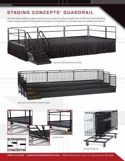 STAGING CONCEPTS' GUARDRAIL - STARBAEK