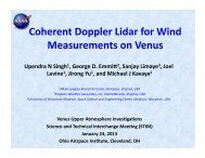 Coherent Doppler Lidar for Wind Measurements on Venus