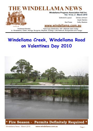 Pages 1-10 - Windellama Community Website