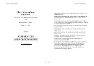 Ãœber Kaschuben. Kirchen - Studienstelle Ostdeutsche Genealogie