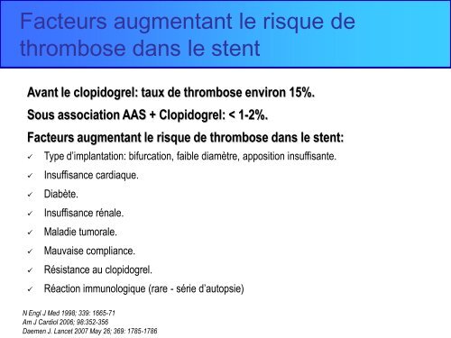 ClOpidogrel - bienvenue sur le site de l'amiform