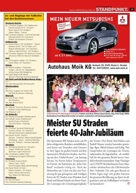 Auto Strobl Feldbach - Steirische Volkspartei