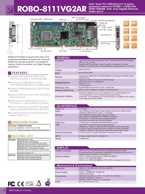 ROBO-8779VG2AR Intel® CoreTM 2 Quad processor ... - IPC2U