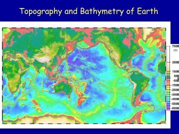 Topography and Bathymetry of Earth