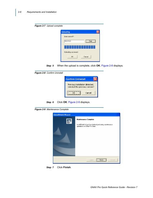 GNAV Pro Quick Reference Guide - NEC Corporation of America