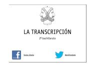 LA TRANSCRIPCIÓN