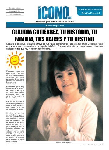 claudia gutiérrez, tu historia, tu familia, tus raices y tu destino