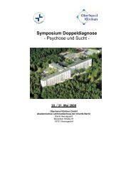 Symposium Doppeldiagnose - Psychose und Sucht -