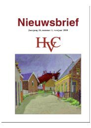 Nieuwsbrief 2010-01 - Historische Vereniging Capelle aan den IJssel